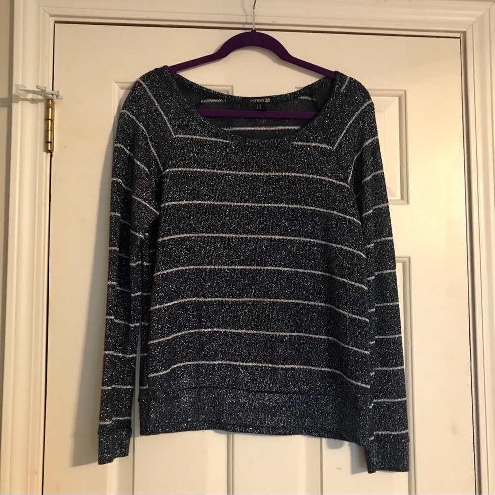 Sparkly Striped Sweater